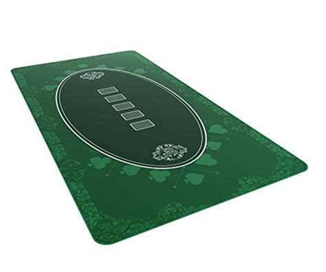 poker mat 200 x 100|Bullets Playing Cards Poker Mat (200 x 100 cm, green).